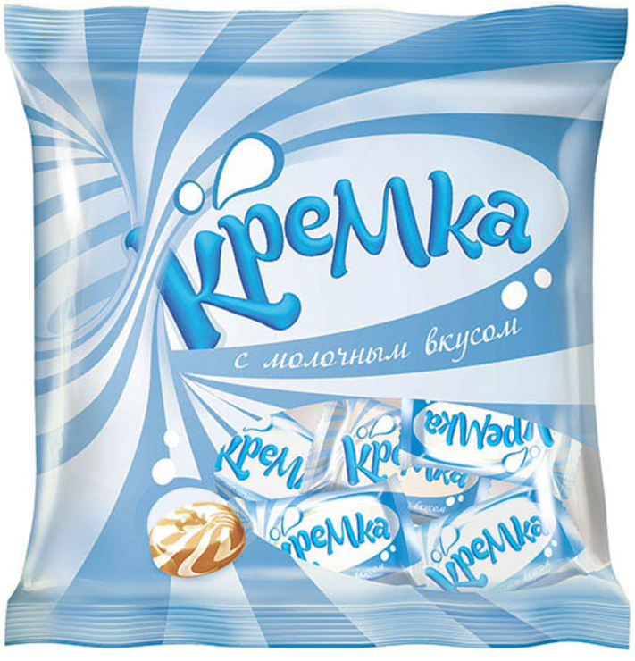 Карамель лед."Кремка" с молочным вкусом 1кг